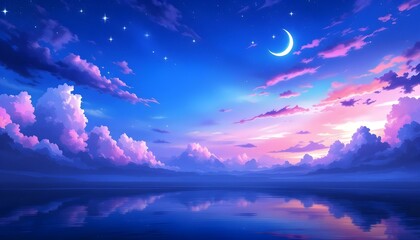 Twilight Over Water