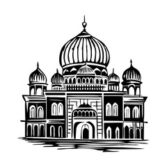 Buildings and Landmarks Vintage Illustrations