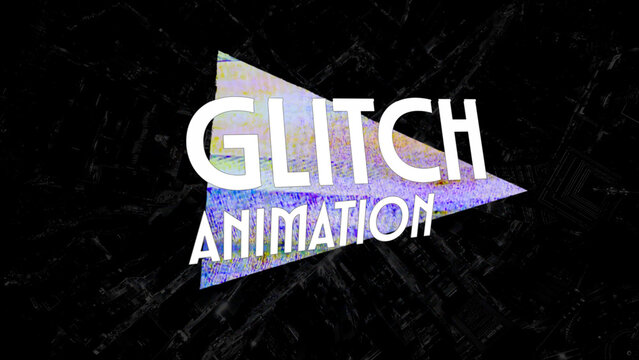 Glitch Abstract Title 03