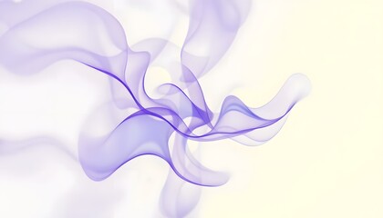 Abstract Purple Smoke Swirls