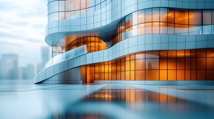 Obraz premium Architect designing a flexible steel structure using advanced 3D modeling, emphasizing lightweight engineering, 8K hyper-realistic