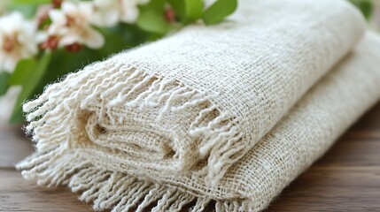 A soft, light gray linen with a delicate waffle weave pattern.