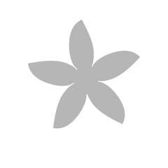 Simple Grey Flower