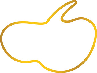 Speech bubble luxury icon, dialogue, text, chat