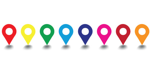 map marker,location pin,map pin icon vector ilustration modern