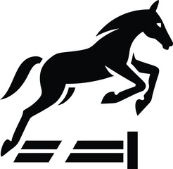 horse silhouette vector