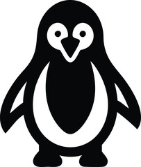 penguin cartoon isolated on white
