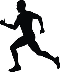 running man silhouette