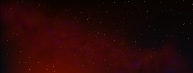 Obraz premium Starry night sky with astrological constellations. Space stars background.Space nebula and glittering stardust.