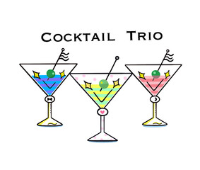 cocktail trio