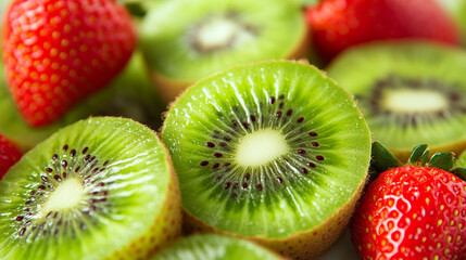 kiwi and strawberry