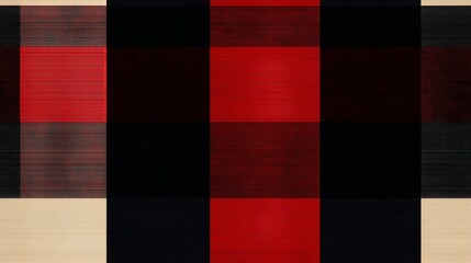 Fototapeta premium Plaid Pattern Textile, Abstract Design