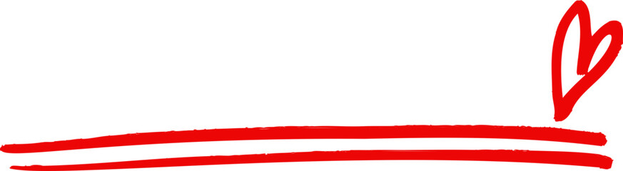 밑줄, 표시, 표식, 하트, 빨간펜, red, 기호, 강조, 노트, 체점, 체크, 중요표시