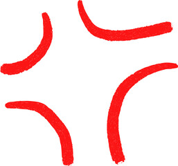 화남 표시, 빠직, 만화, 빨간펜, red, 기호, 벡터, 도형, hot, 짜증