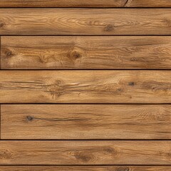 Fototapeta premium Seamless Beautiful wooden wall paired with a rich brown wood floor creating a cozy and inviting atmosphere for interiors