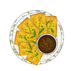 Tempe mendoan traditional snack yummy food