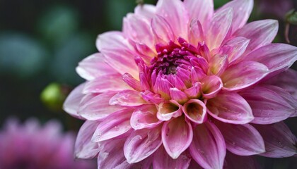 Fototapeta premium close up of pink dahlia