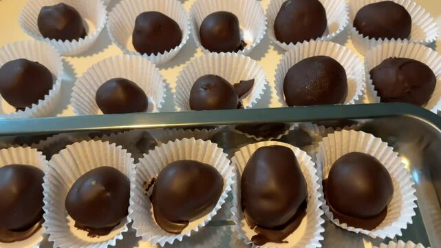 doces de chocolate 