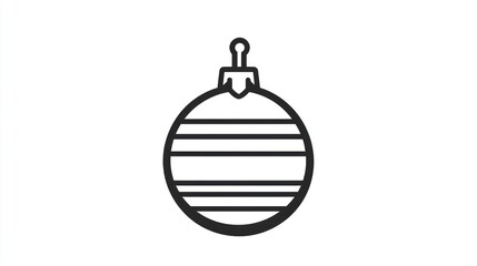 Ornate Christmas Ornament Icon