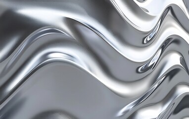 3D minimalistic silver background