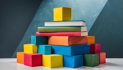 Obraz premium colorful wooden blocks