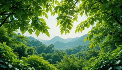 Nature's beauty mountain valley views