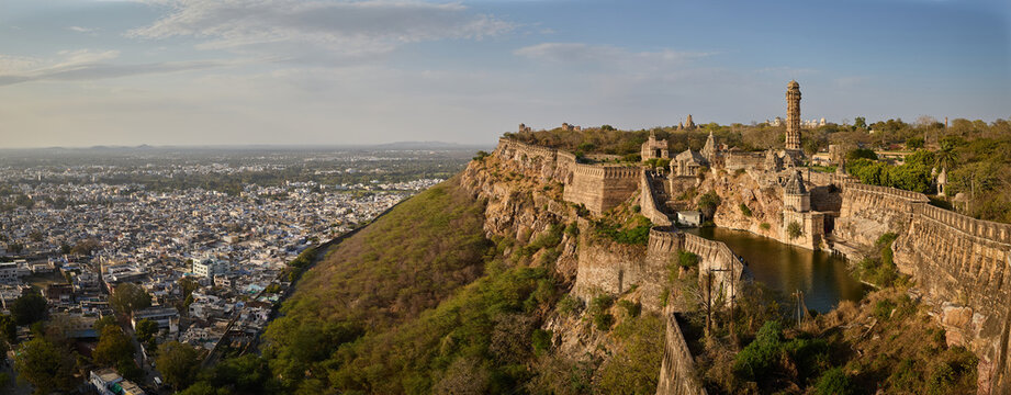 Chittorgarh fort in Rajasthan, India
