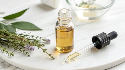 Fototapeta premium rosemary essential oil