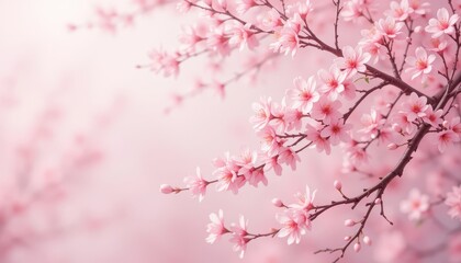 Cherry blossom blooming in spring nature scene floral photography soft background close-up beauty