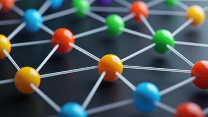 Scientific research network structure lab environment digital art abstract viewpoint connectivity concept