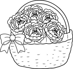 rose hand drawn