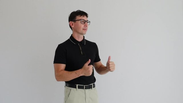 homem express&atilde;o positiva 