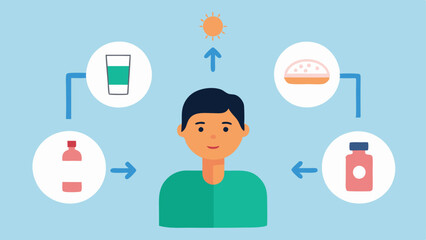 Steps to Recovery A visual guide illustrating the posttreatment care steps including avoiding sun exposure and using gentle skincare products.