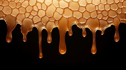 Harvesting organic honey from bee hives exploring honeycomb creation and insect life