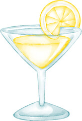 watercolor lemonade