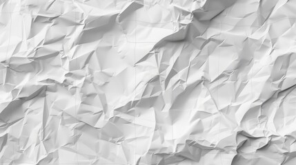 Obraz premium a detailed depiction of crumpled white paper with faint grid lines
