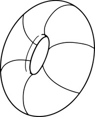 life buoy doodle beach