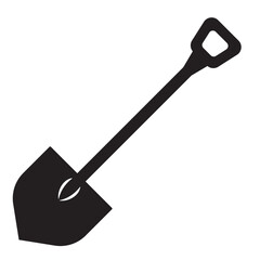 shovel vector illustration