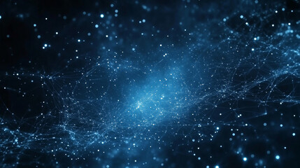 Obraz premium A breathtaking natural phenomenon where an unpolluted night sky unveils an endless expanse of stars, creating a mesmerizing celestial view