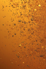 yellow water drops background