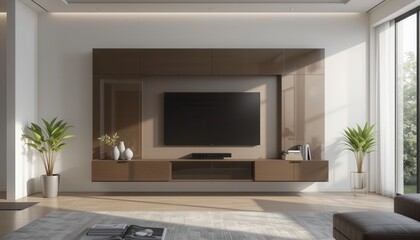 Modern living room design home interior bright stylish minimalist