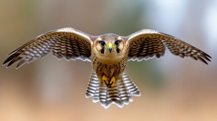 Obraz premium Majestic Bird of Prey in Flight Captured with Stunning Detail