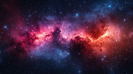 Cosmic Nebula Celestial Wonder in Vibrant Hues