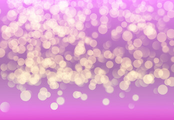 Abstract bokeh lights with light purple background, beautiful bokeh from water droplets 