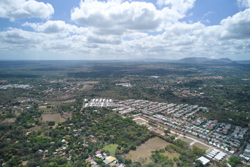 Big residential in central america landscape