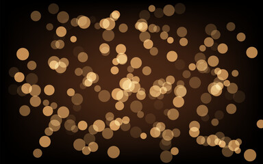 abstract blurred light element. Bokeh lights decoration or background 