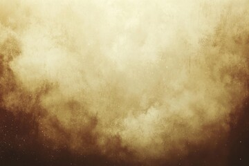 Abstract cosmic background with gold and brown hues, featuring a textured nebula effect and scattered stars.