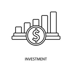 investment icons  symbol vector elements for infographic web