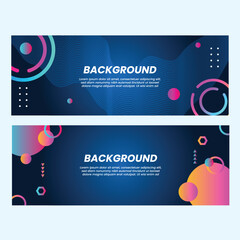 Background Abstract Colorful Gradient For Banner Social Media