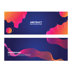 Gradient Abstract Background For Banner Hand Draw Premium Vector Simple